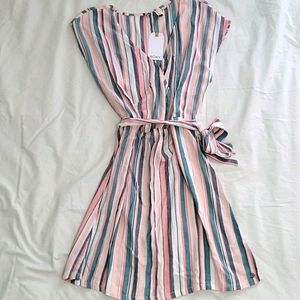 Roxy dress sz large sripes